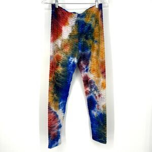 Cacia USA Multi-Color Leggings Women's Large NWOT